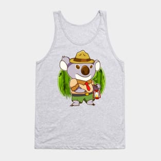 Koala Forest Park Ranger Scout Tank Top